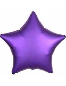 Balão Estrela Roxo Mate
